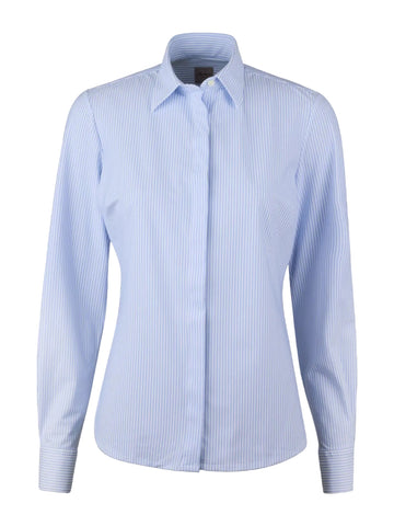 Jersey shirt, white/blue striped