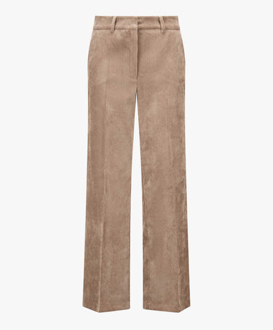 Cambio Amelie fløjlsbuks AW/26, Taupe