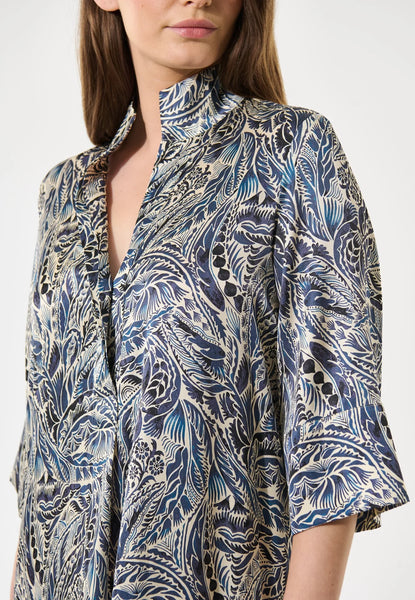 HelgaDea long silk dress, SS25, Delamere