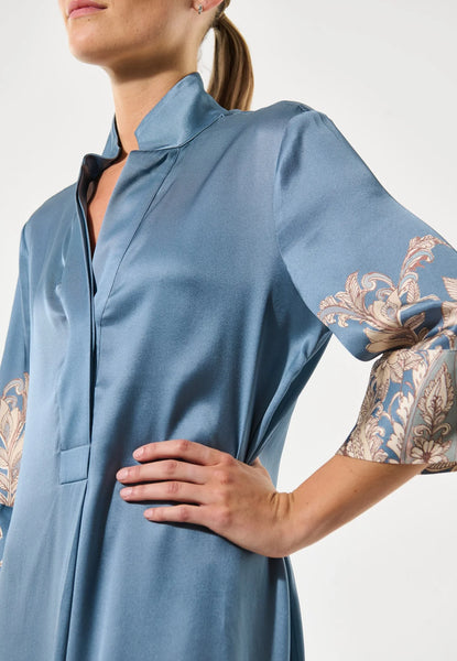 HelgaDea long silk dress, AW25, Eiko