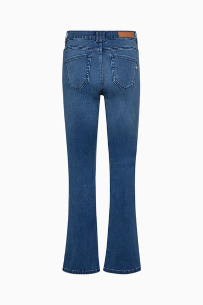 Jelena jeans, cropped, mid blue