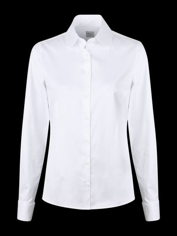 Melissa shirt w/pearl AW26, white