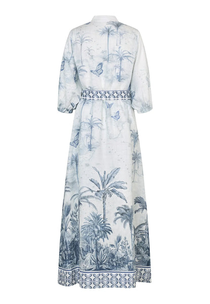 SalmaDea linen dress, SS25, Empire