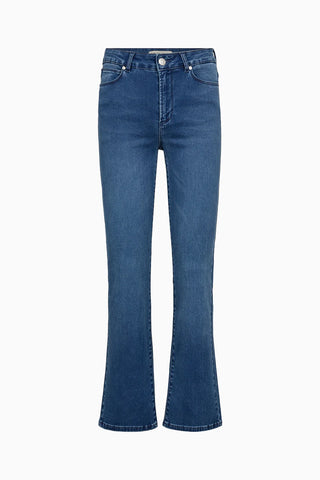 Jelena jeans, cropped, mid blue