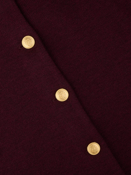 Stina cardi AW/26, bourgogne