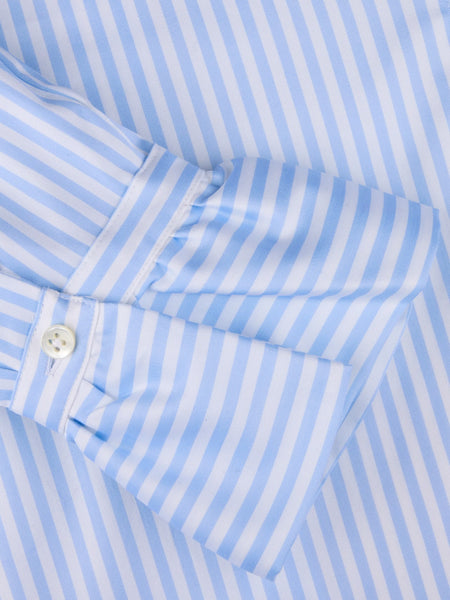 Darya shirt SS/26, striped frill collar