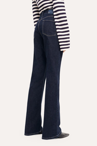 Cambio Paris flared AW26, Dark blue