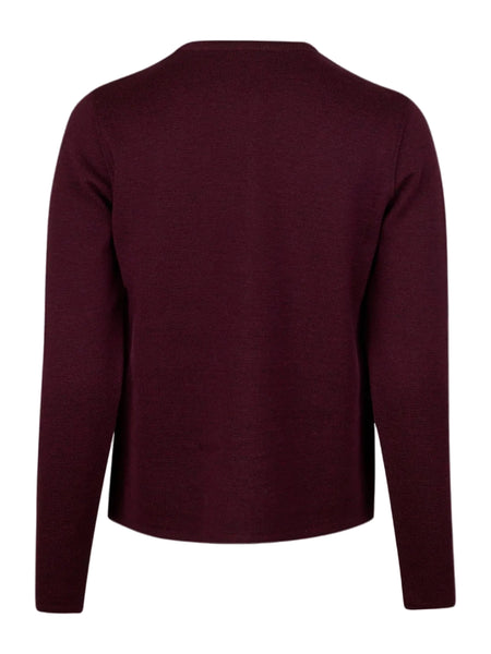 Stina cardi AW/26, bourgogne
