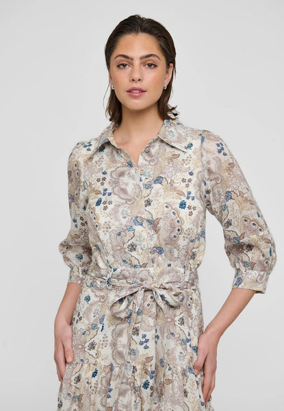 Palmadea linen dress, Petite fleur