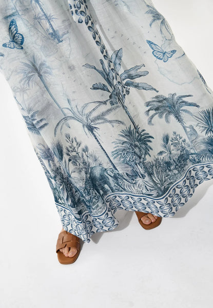 SalmaDea linen dress, SS25, Empire