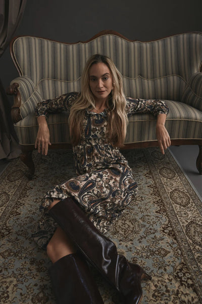 Heartmade Hornsea dress, paisley
