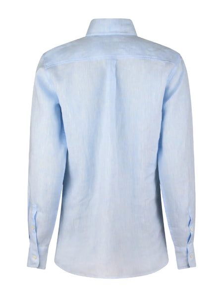 Siri linen shirt SS/26, Lt blue