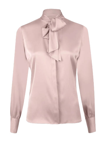 Selma silk blouse, AW26, light pink