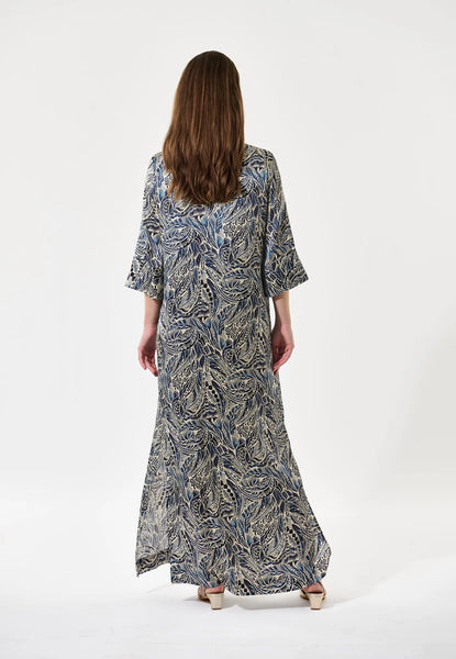 HelgaDea long silk dress, SS25, Delamere