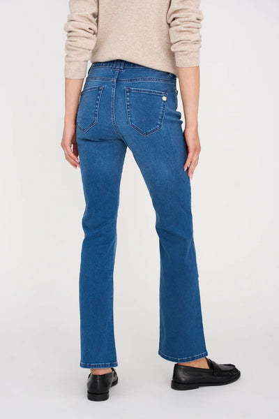 Jelena jeans, cropped, mid blue