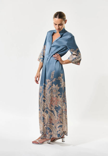 HelgaDea long silk dress, AW25, Eiko