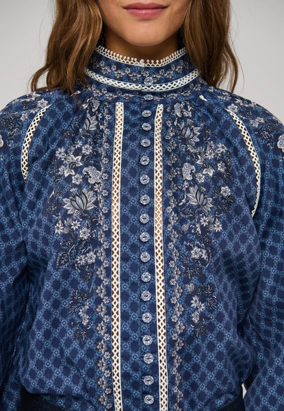 MoniaDea blouse, Kudibelle print AW26