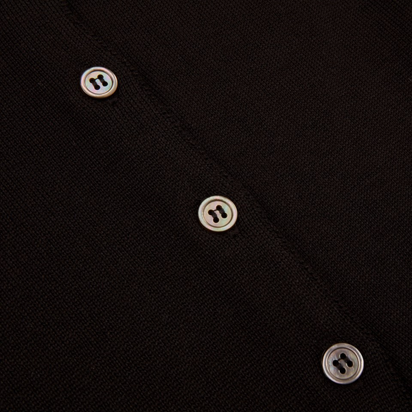 Sigrid merino cardi, Black AW25