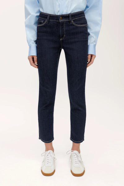 Piper short denim, Dark blue