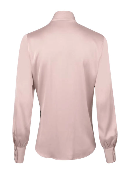 Selma silk blouse, AW26, light pink