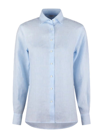 Siri linen shirt SS/26, Lt blue