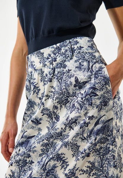 CelinaDea long silk skirt SS/26, Royal Garden