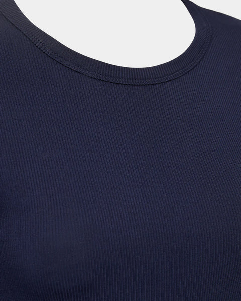 SS basic T-shirt L/S, Navy
