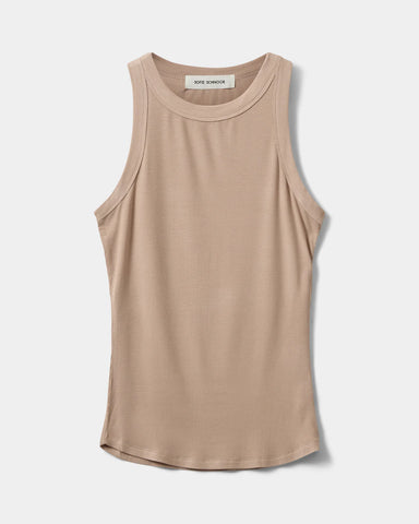SS basic top, Julie, Nude