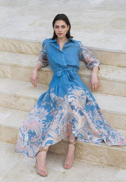 Palmadea linen dress, AW25, Eiko