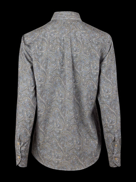 Siri babyfløjls skjorte, Aw25, Paisley