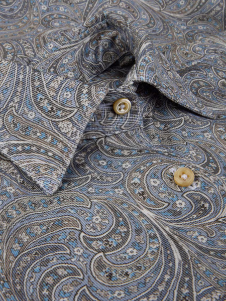 Siri babyfløjls skjorte, Aw25, Paisley