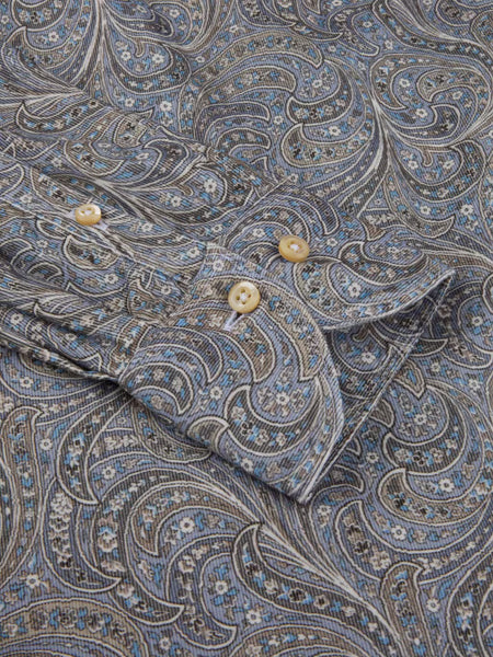 Siri babyfløjls skjorte, Aw25, Paisley