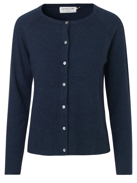 Rosemunde cardigan basic, D.Navy mel.
