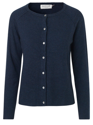 Rosemunde cardigan basic, D.Navy mel.